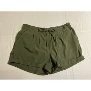 Zyia Active Olive Green Athletic Shorts Lined Women’s Small